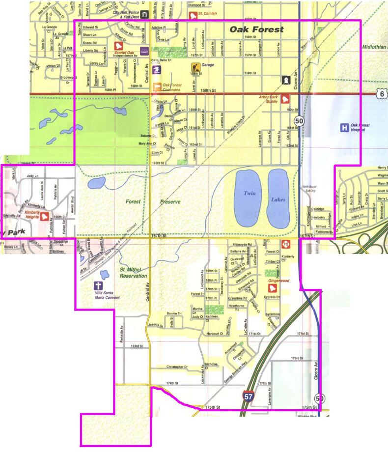 district 145 district map